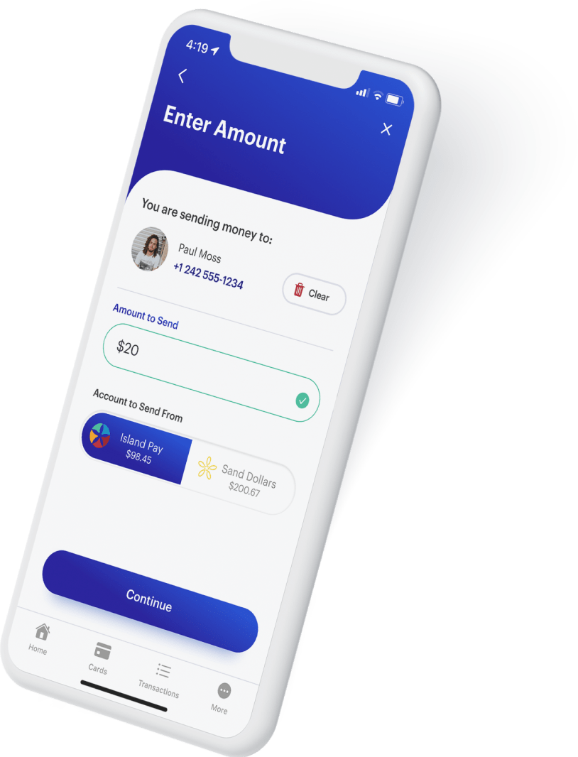 Island Pay For Customers